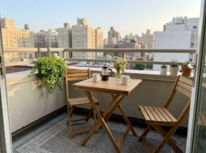 Apartment Balcony Breakfast Corner Ideas for Urban Apartments