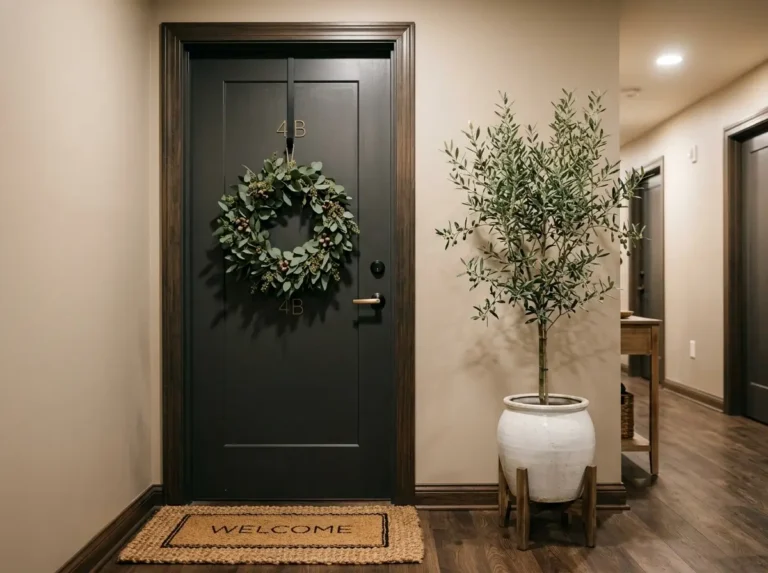 Apartment Front Door Decor Ideas for Renters