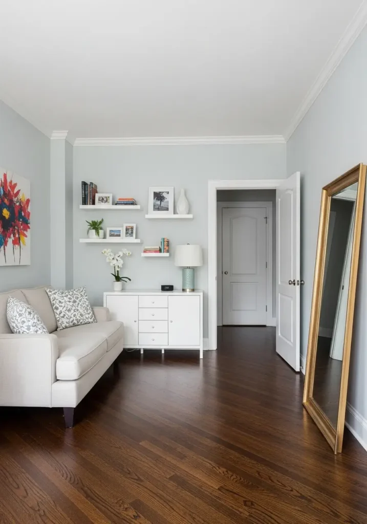 Bright Walls to Open the Space