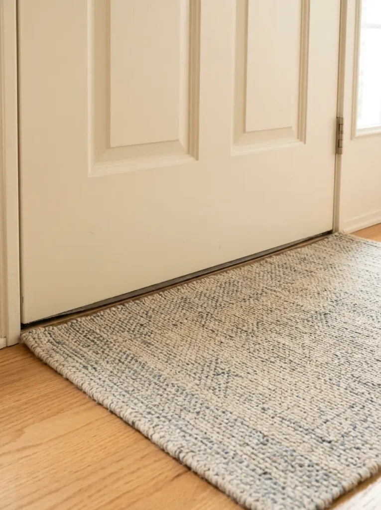 Choose a Low-Pile Rug for Door Clearance