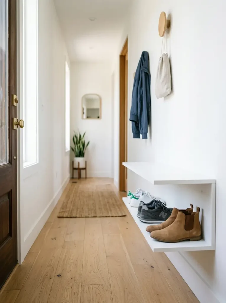 Choose a floating shoe shelf