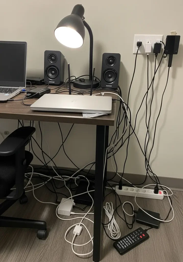 Control Cable Clutter Early