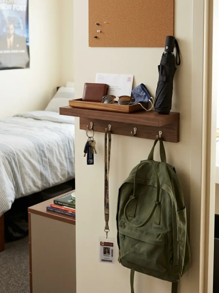 Create a Compact Command Center Near the Door