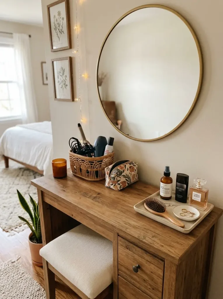 Create a Small Getting Ready Corner