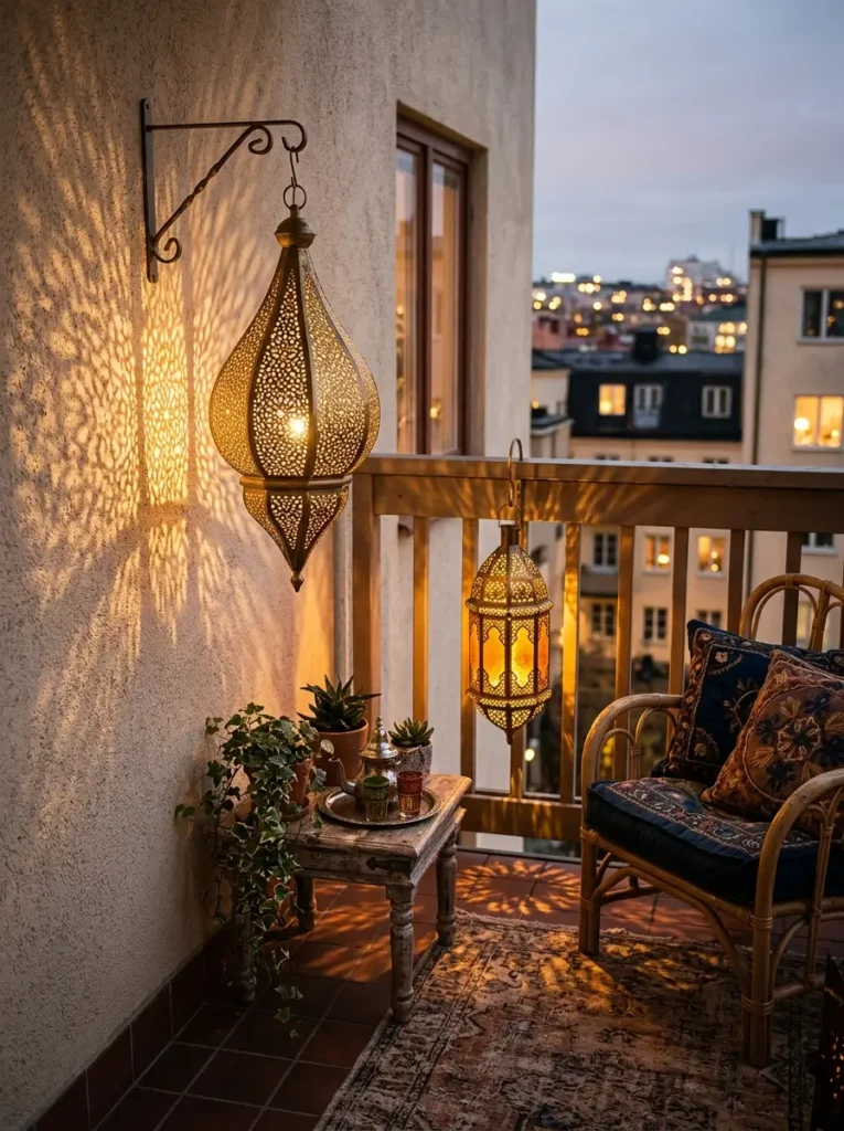 Hang Moroccan Style Lanterns from Hooks