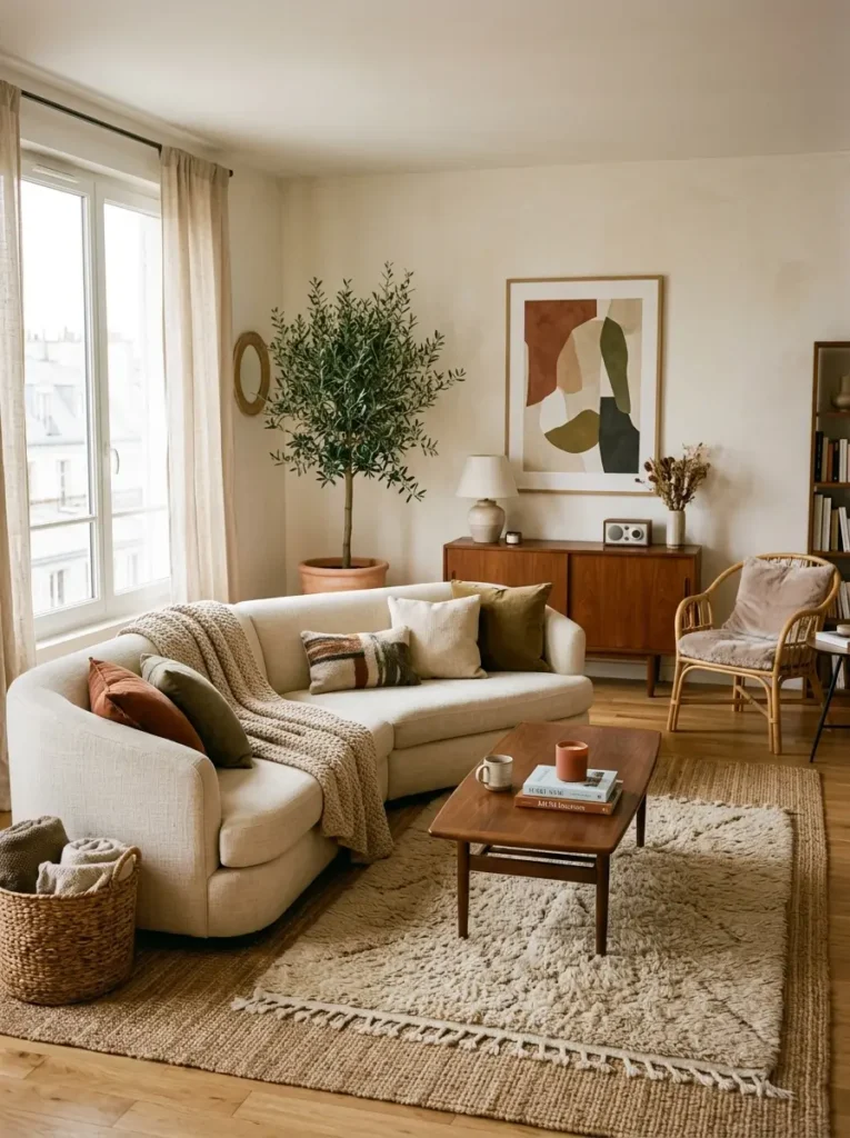 Layered Neutral Rugs