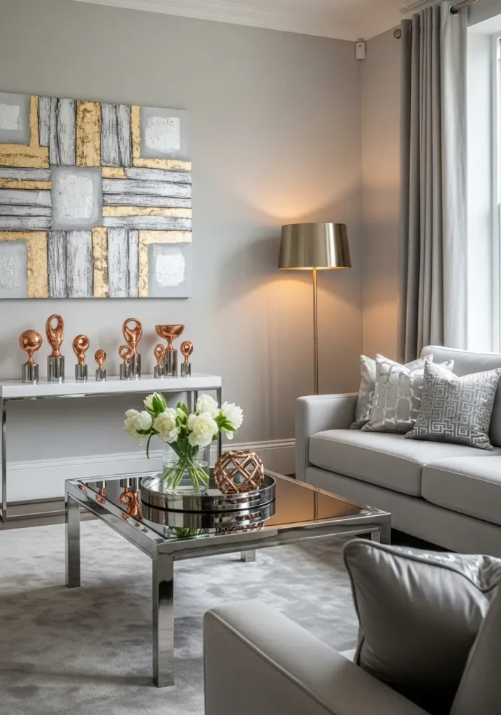 Metallic Accents for Style