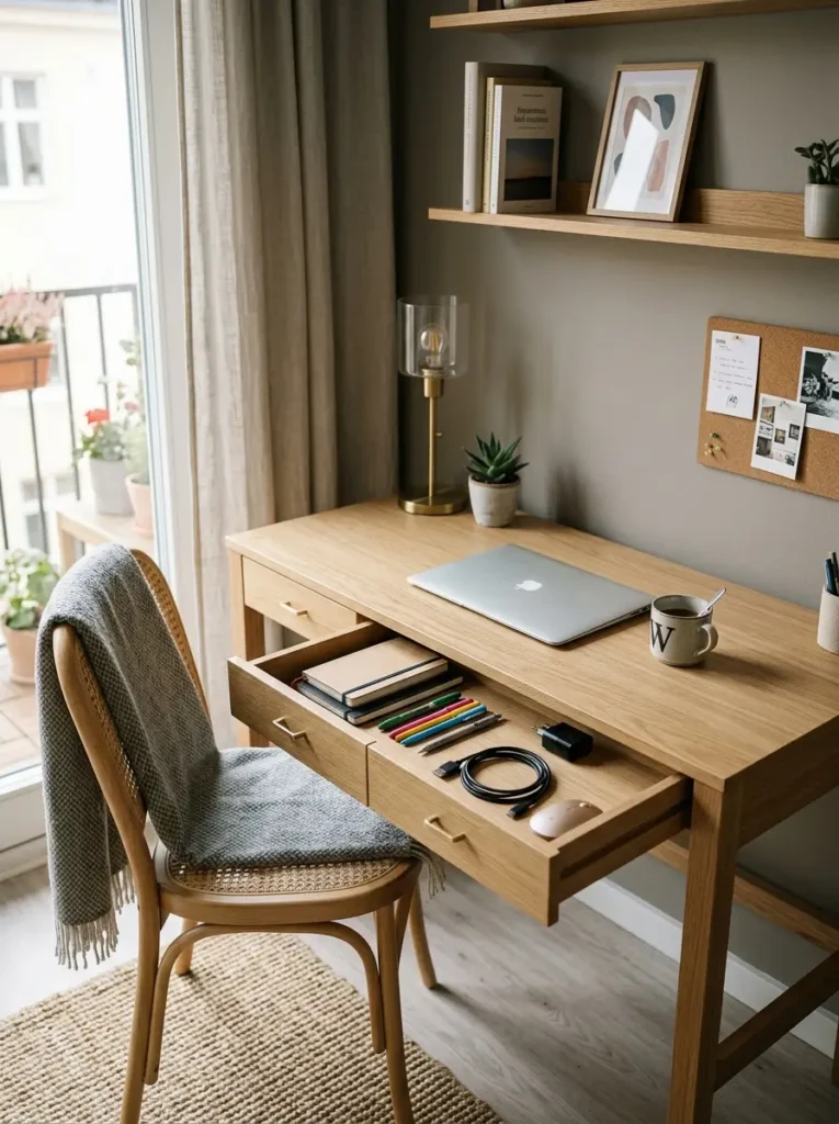Pick a Desk With Built-In Drawers