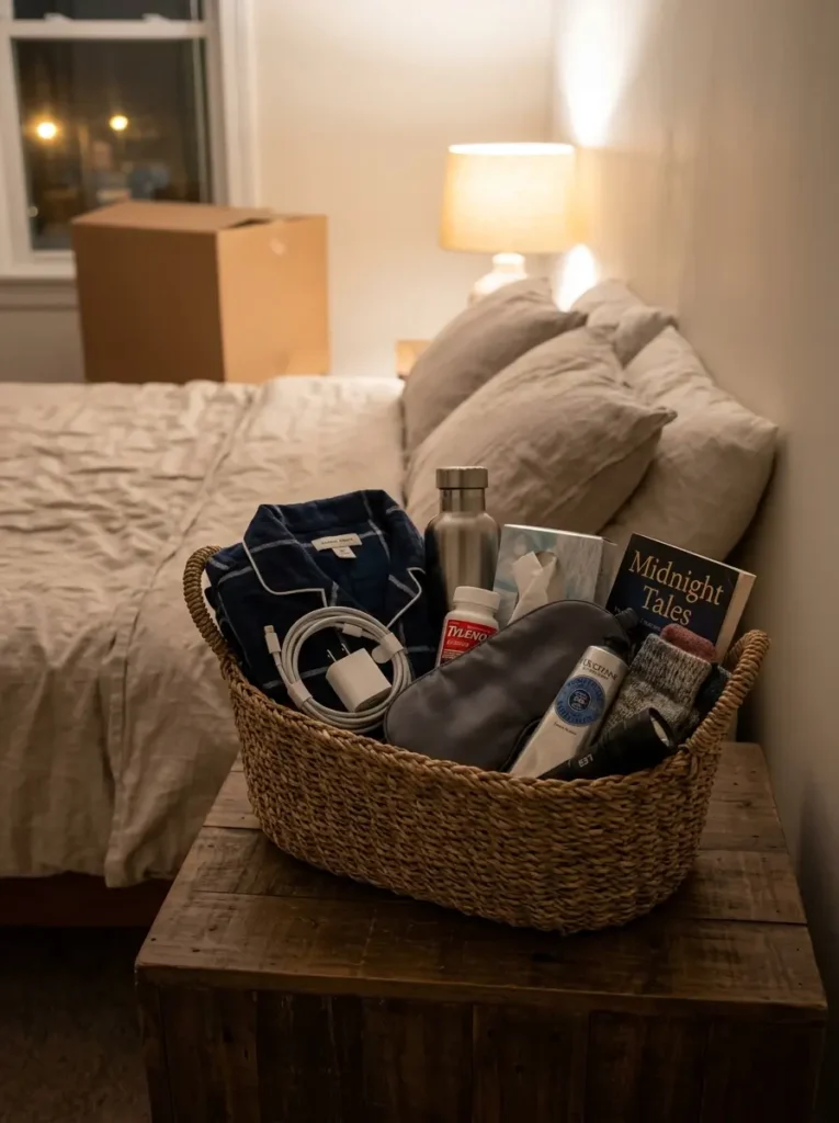 Prepare a Night One Comfort Basket