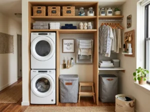 Small Apartment Laundry Corner Ideas for Organized Homes