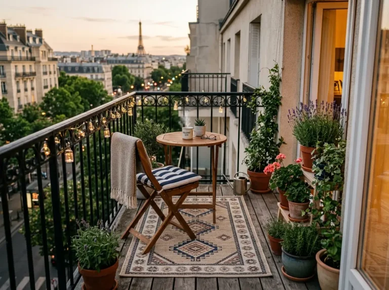 Small Balcony Outdoor Rug Ideas for Tiny Balconies