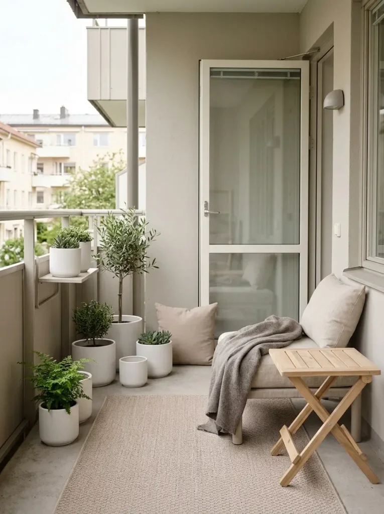 Start with a soft neutral color palette
