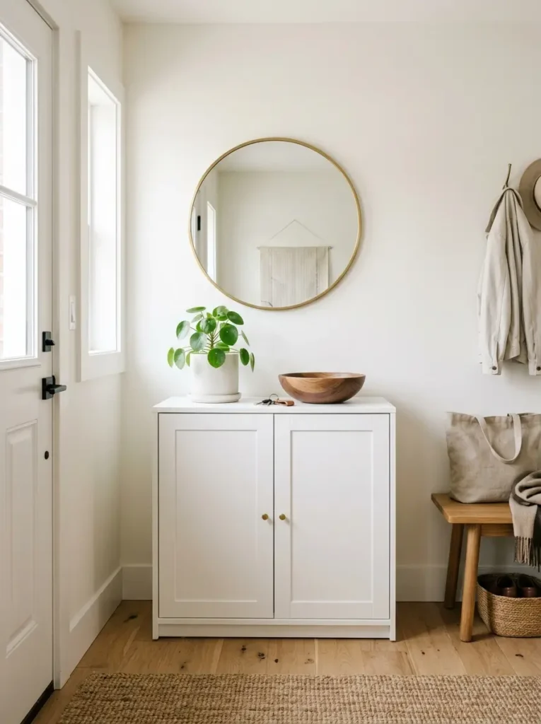 Style the top area without adding clutter