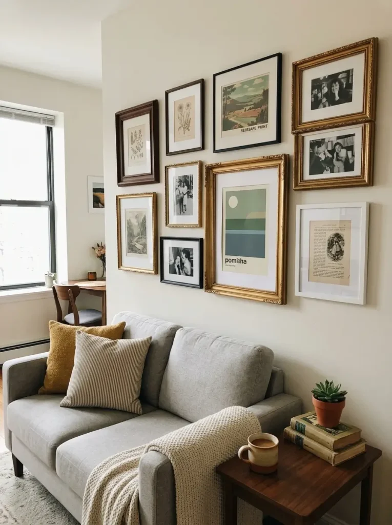 Thrifted Art Wall