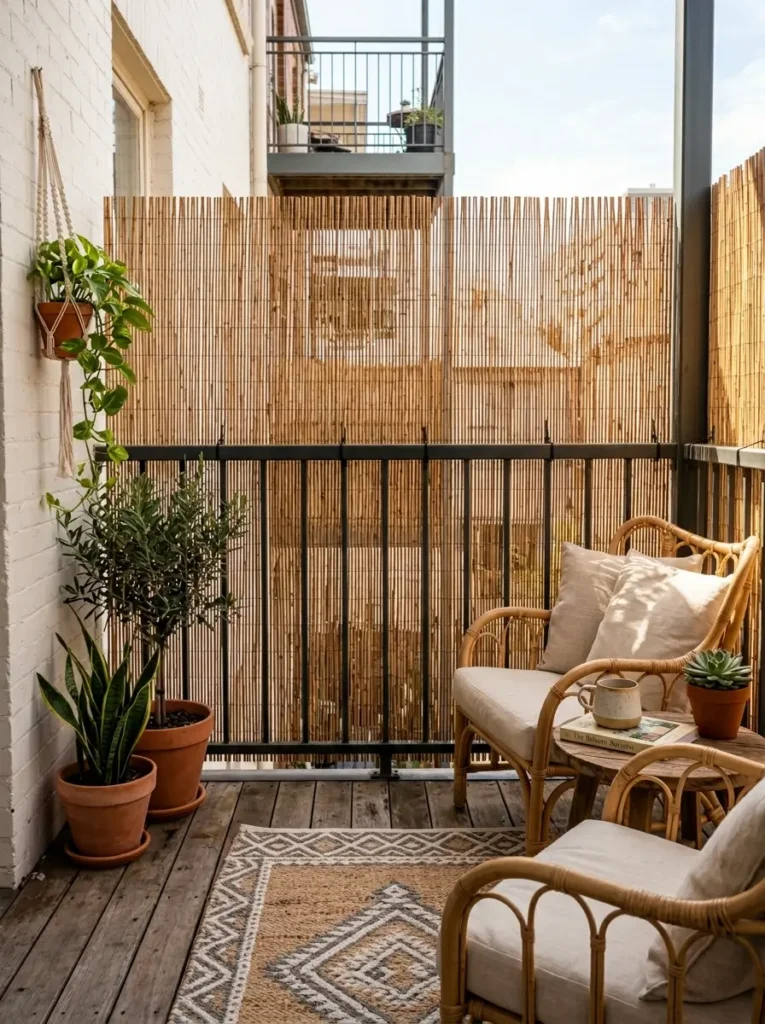 Try a neutral privacy screen