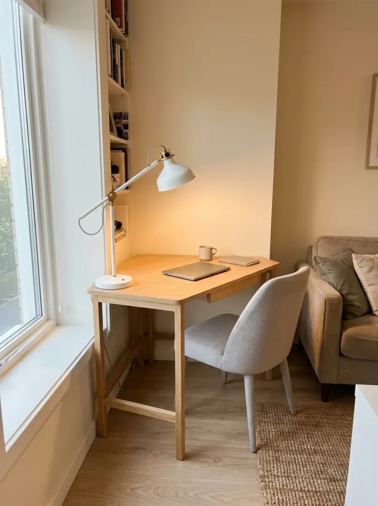 Turn an Empty Corner Into a Work Nook