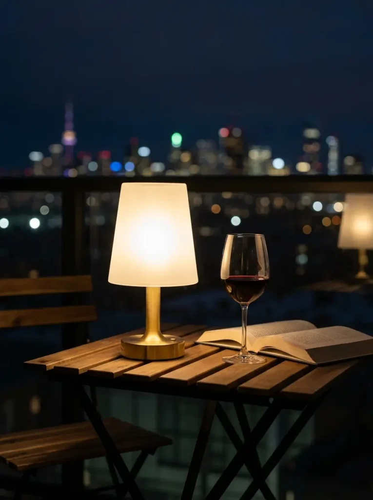 Use Battery-Operated Table Lamps