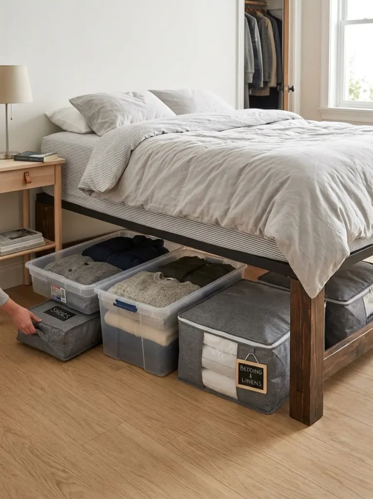 Use Under-Bed Storage Without Overfilling It