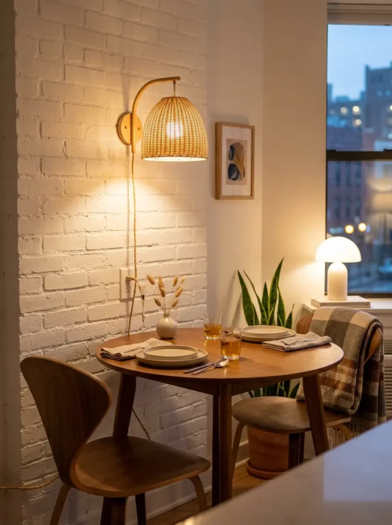 Use Warm Lighting Above the Table