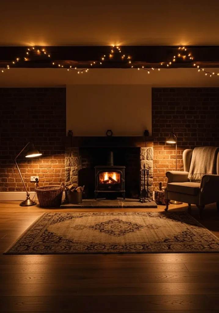 Use Warm Lighting Instead of One Harsh Ceiling Light