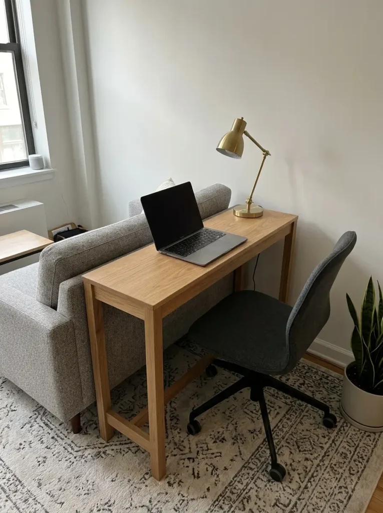 Use a Console Table as a Desk