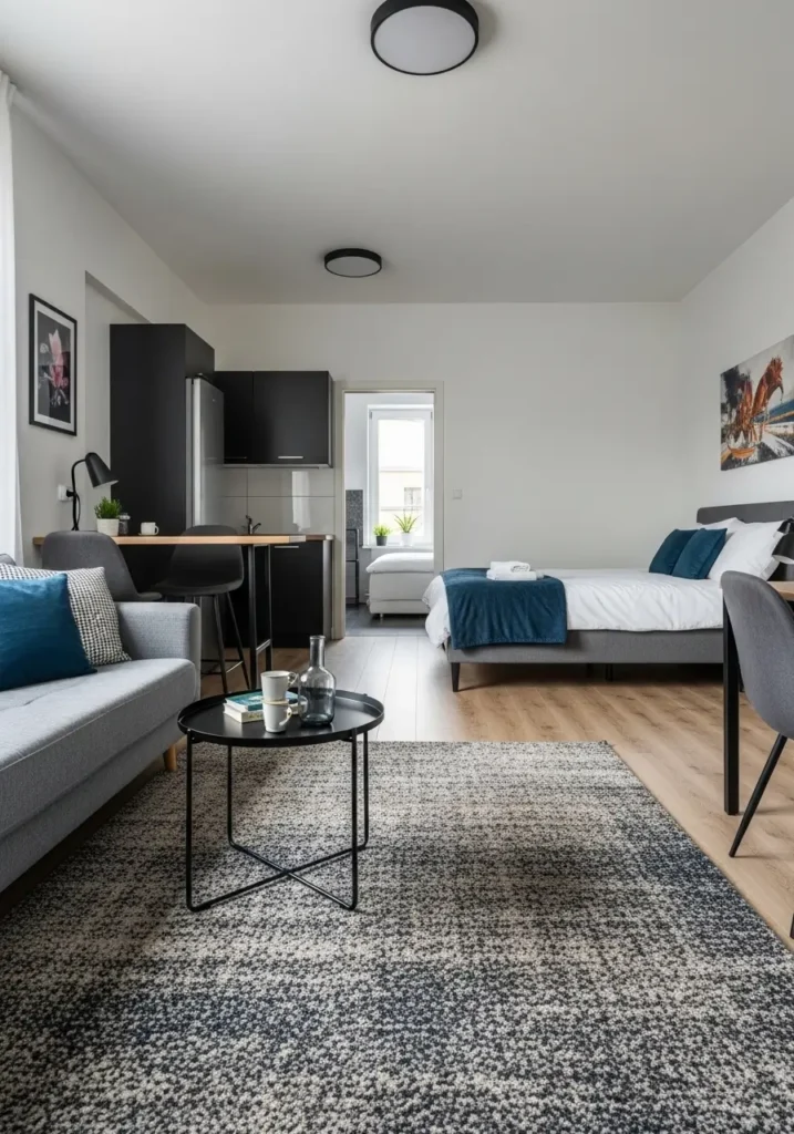 Use a Rug to Define the Living Area