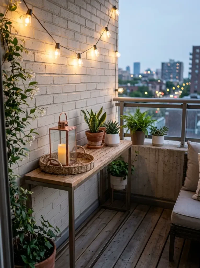 Use a Slim Console Table Against the Wall