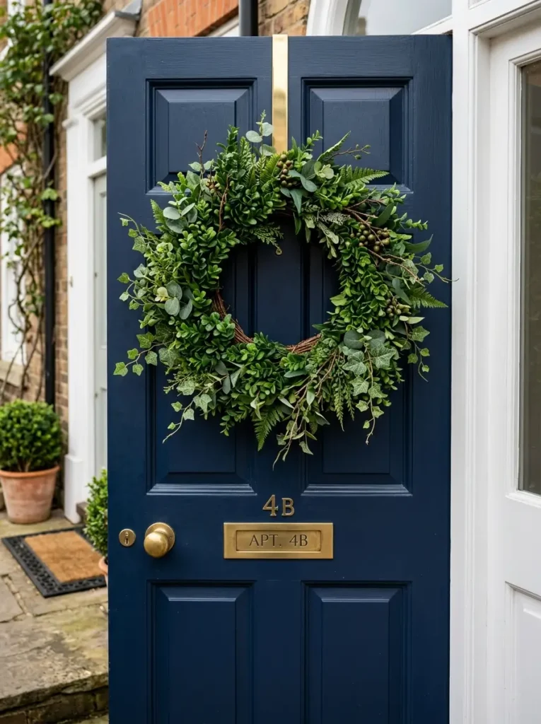Use a removable seasonal wreath