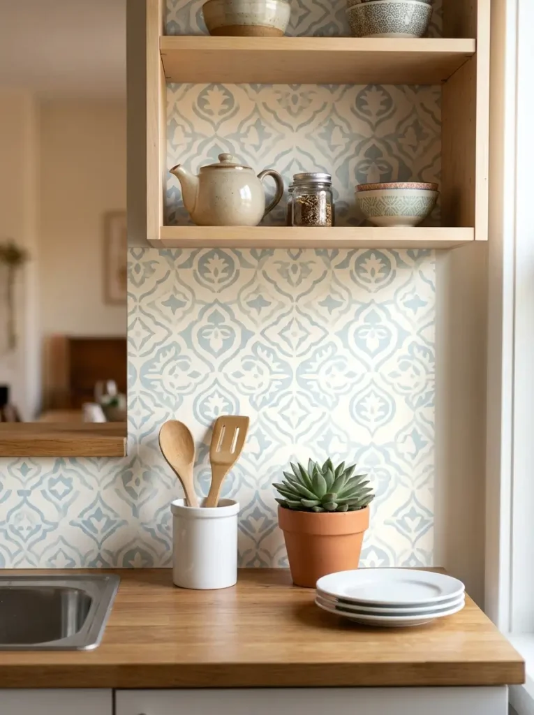Use removable peel-and-stick accents