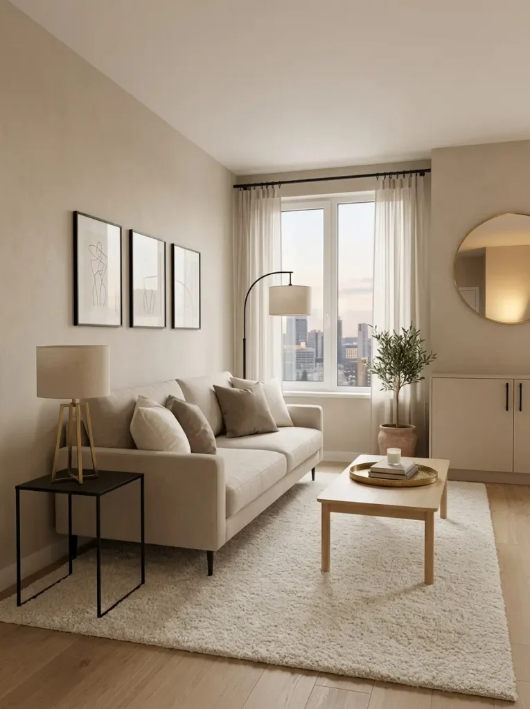 Add Black or Brass Accents Carefully