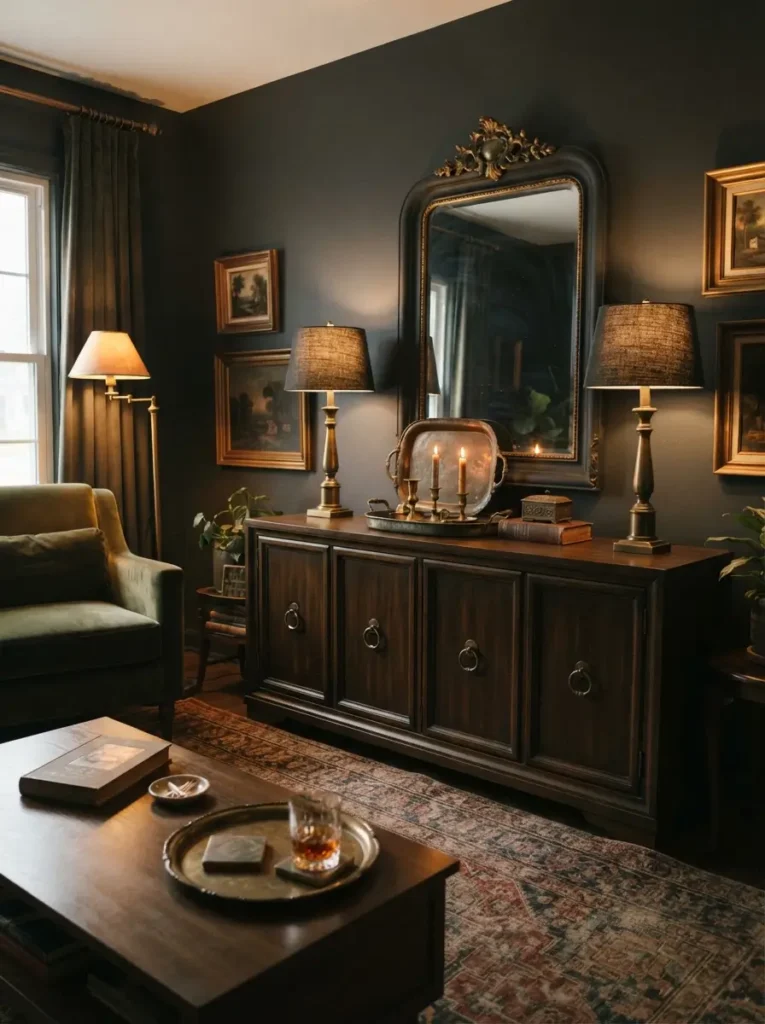 Add Brass and Aged Metal Accents Carefully