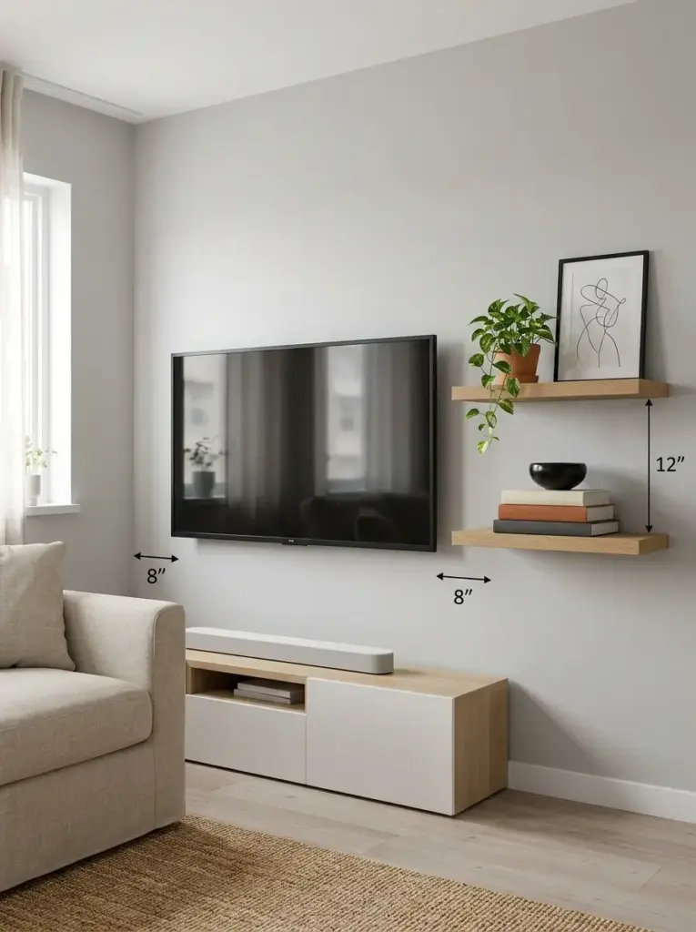 Add Floating Shelves Without Overloading the Wall