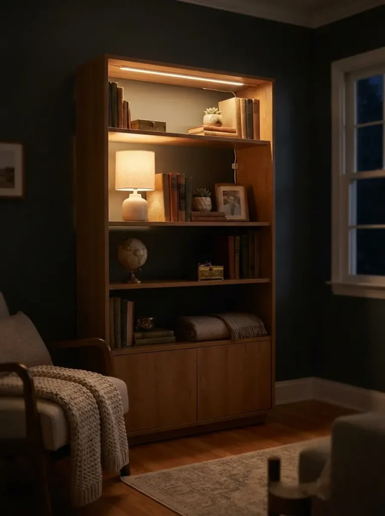 Add One Small Lamp or Soft Light