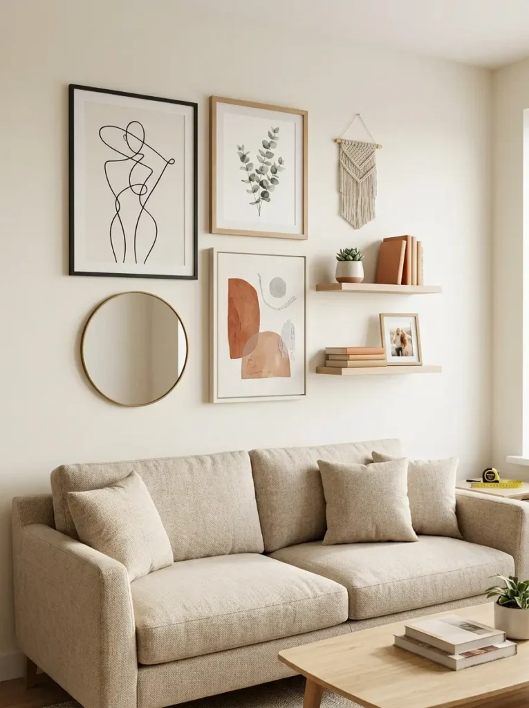 Add Soft Wall Decor Without Overcrowding