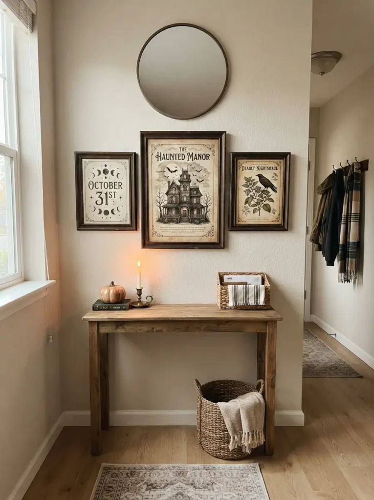 Add Spooky Art with Frames You Already Own
