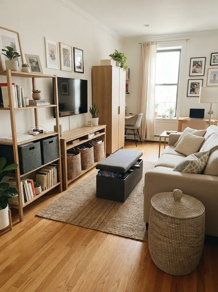 Add Storage That Looks Like Decor