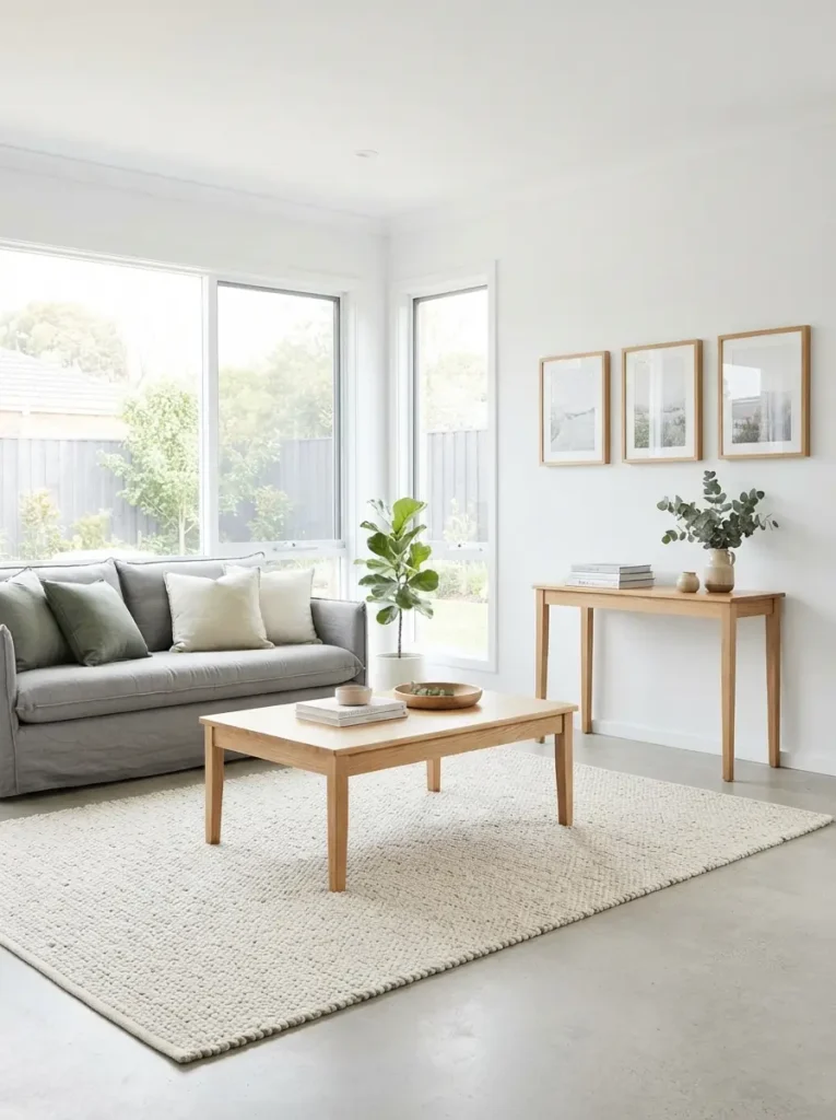 Add Warm Wood Tones for Balance