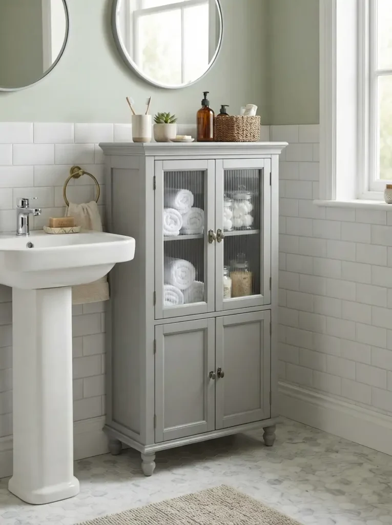 Add a Freestanding Storage Cabinet
