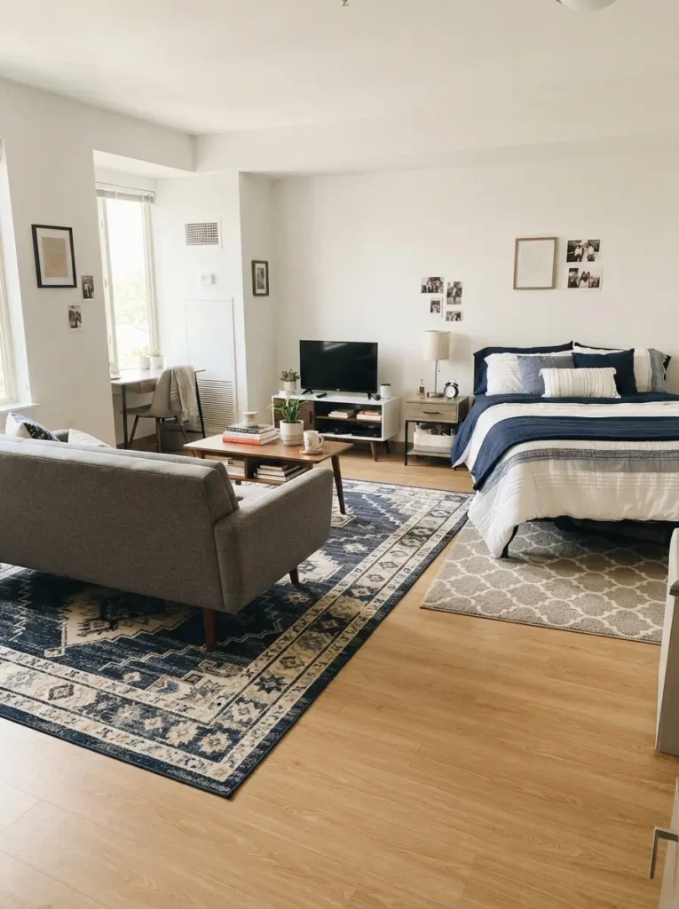 Add a Rug to Define the Space