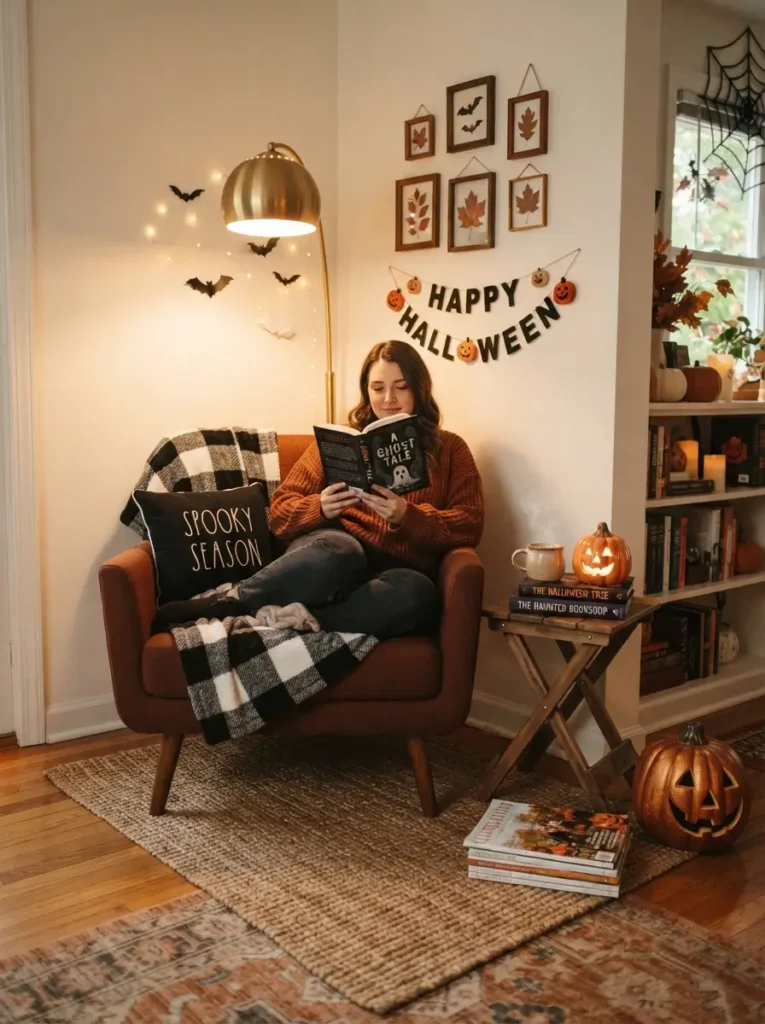 Add a Small Halloween Reading Nook