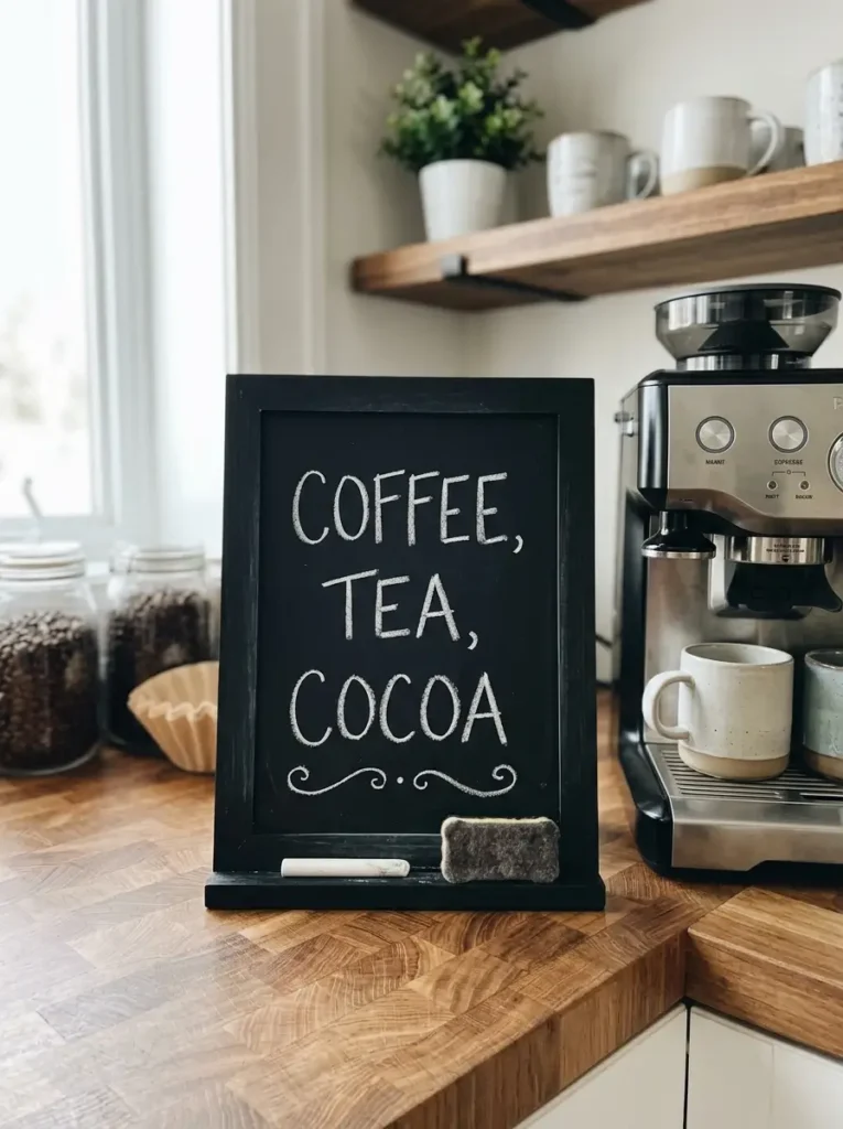 Add a Small Menu or Note Board