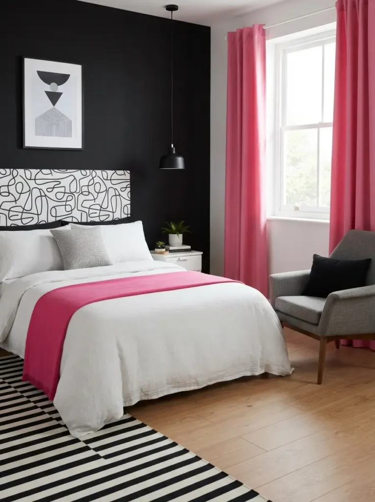 Add black-and-white pattern for visual relief