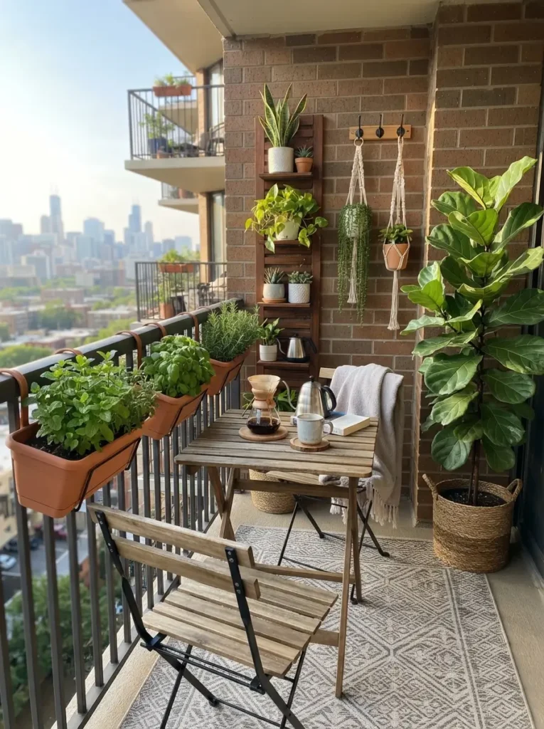 Add plants without blocking the view