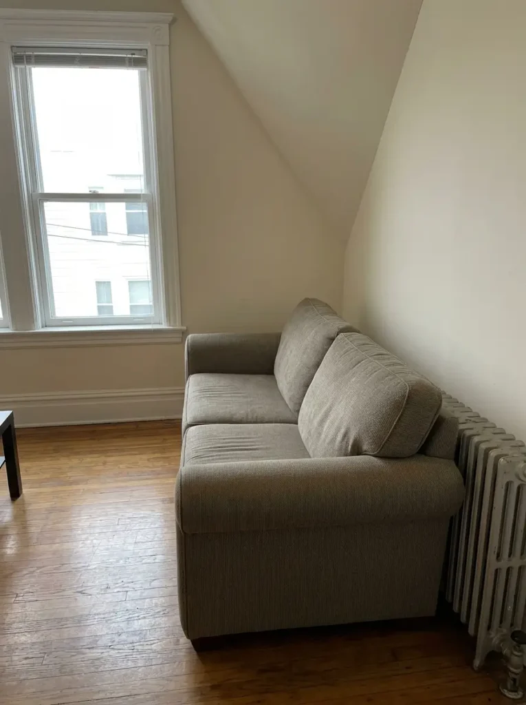 Angle the Couch in an Awkward Corner