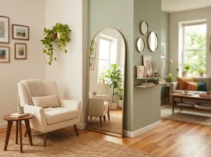 Apartment Small Living Room Mirror Ideas for Corners