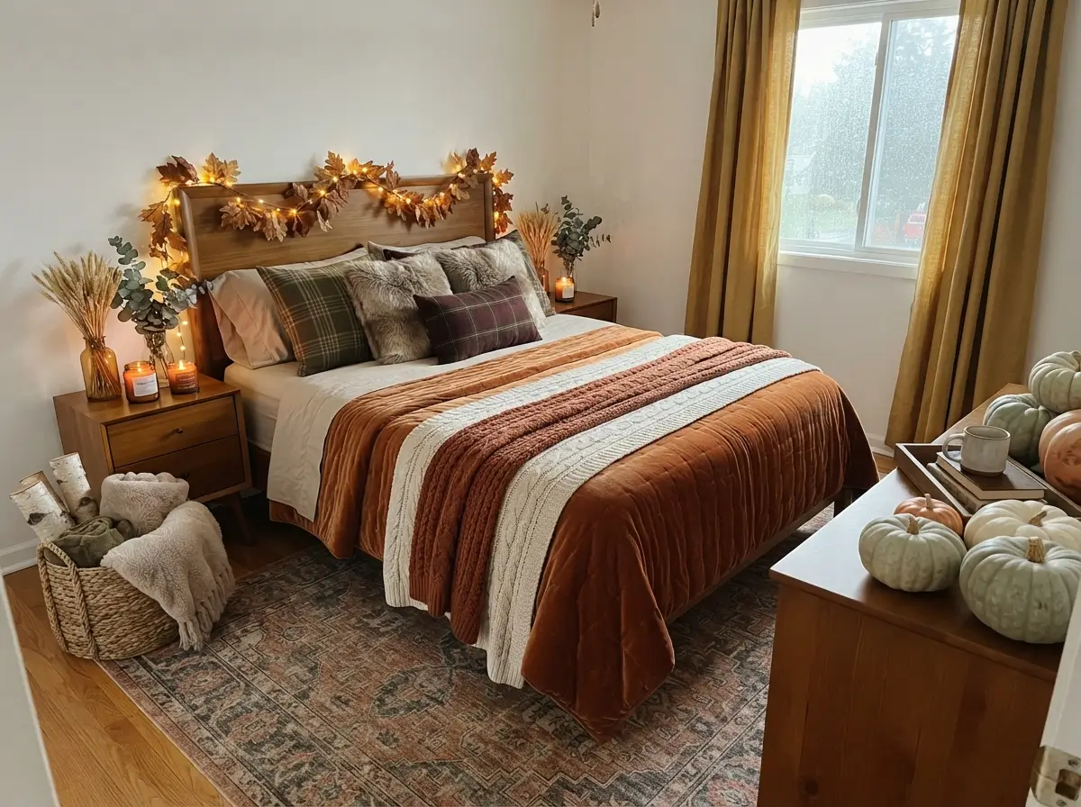 Autumn Bedroom Decor Ideas That Bring Autumn Indoors