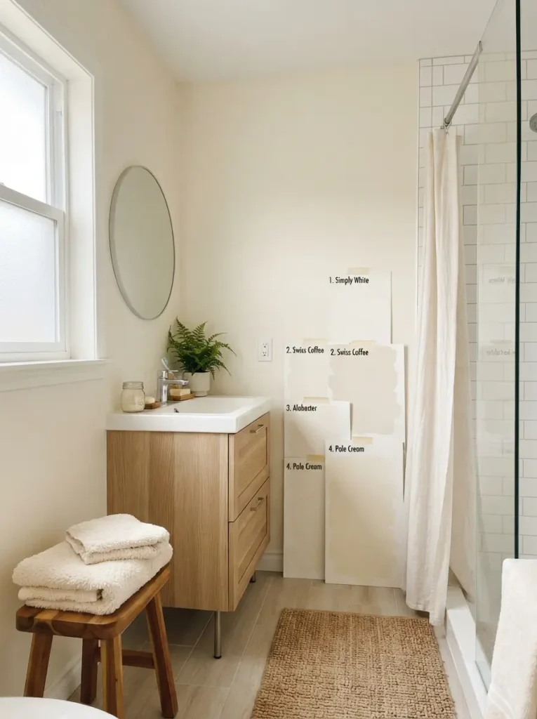 Begin with a Warm White Colour Base