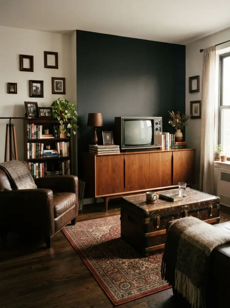 Bring in Dark Wood Through Practical Furniture