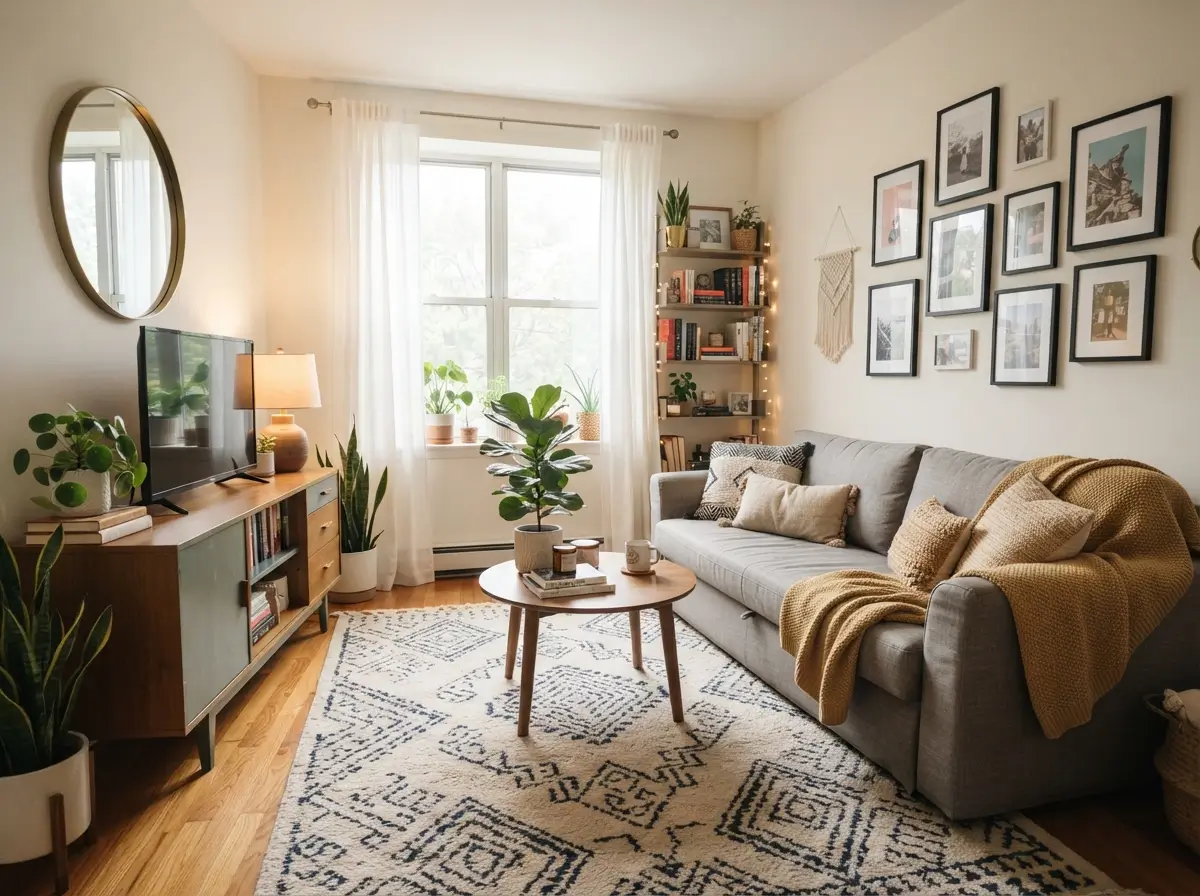 Budget Apartment Living Room Makeover Ideas within Weekend