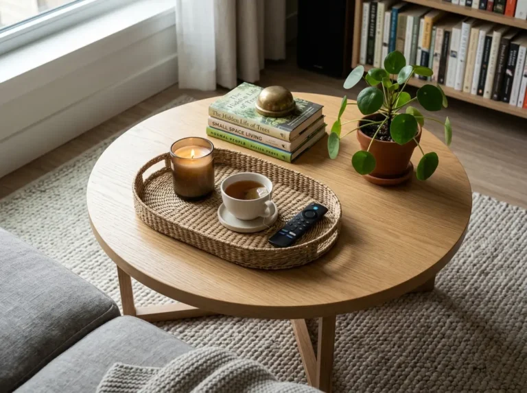 Budget Friendly Small Apartment Coffee Table Styling Ideas